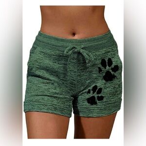 NWOT Puppy Paw Short casual for women’s  green Size XS-Small